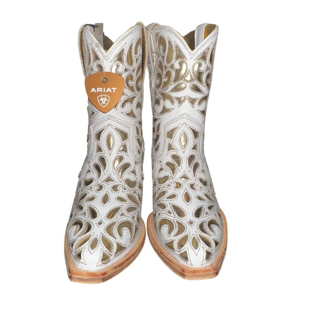 NWOB ARIAT WOMEN'S VALENTINA WESTERN BOOTIES - SNIP TOE Sz 7 - Picture 5 of 16